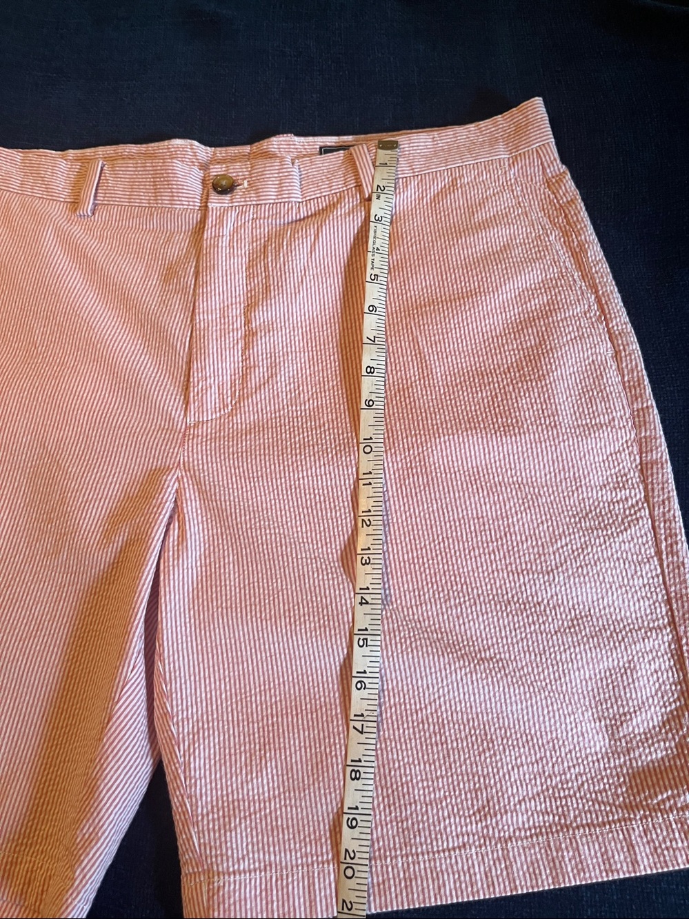 EUC VINEYARD VINES Seersucker Flat Front Men’s Shorts - Picture 9 of 12